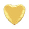 LE GROUPE BLC INTL INC Balloons Gold Heart Supershape Foil Balloon, 36 Inches, 1 Count 071444784511
