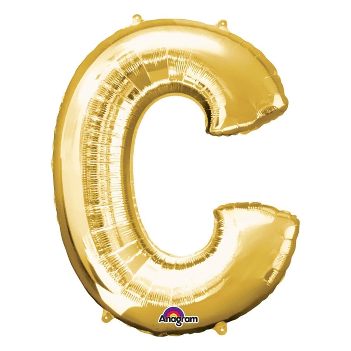 Buy Balloons Gold Letter C Foil Balloon, 16 Inches sold at Party Expert