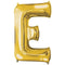 Buy Balloons Gold Letter E Foil Balloon, 32 Inches sold at Party Expert