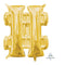 Buy Balloons Gold Letter # Foil Balloon, 16 Inches sold at Party Expert