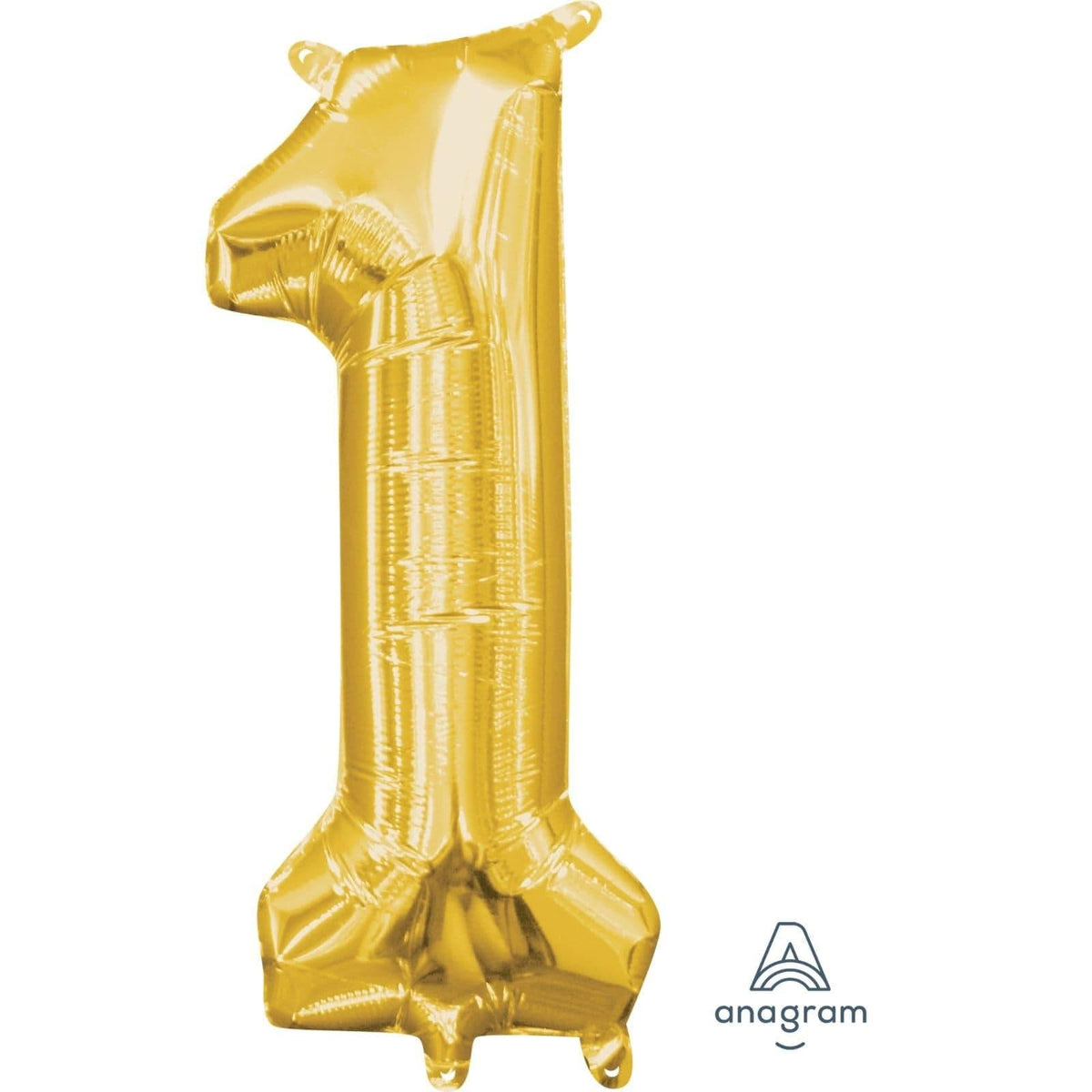 Buy Balloons Gold Number 1 Foil Balloon, 16 Inches sold at Party Expert