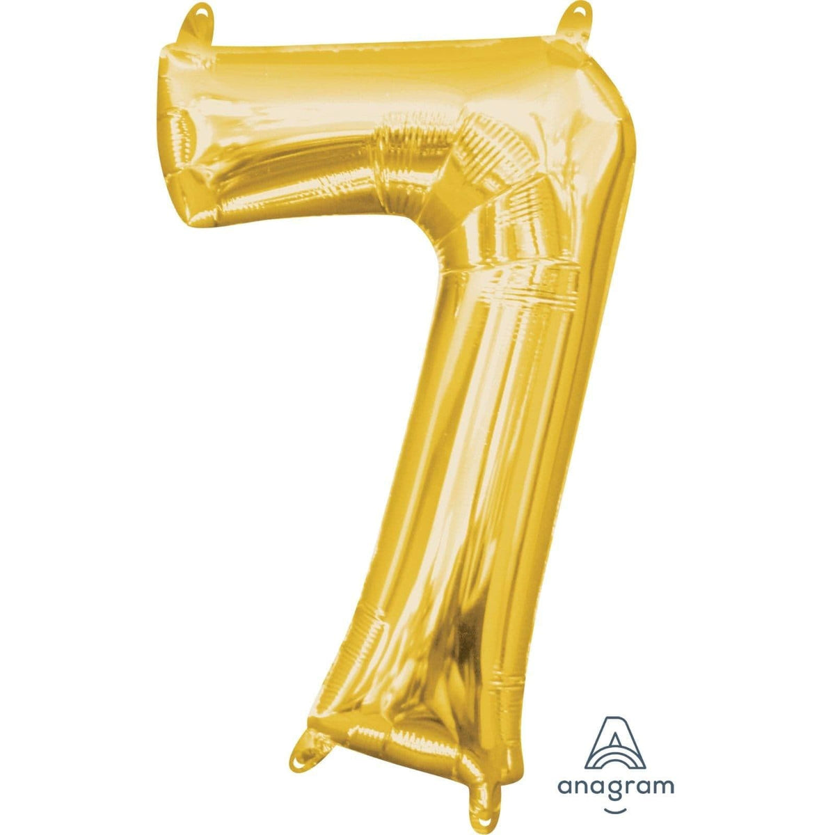 Buy Balloons Gold Number 7 Foil Balloon, 16 Inches sold at Party Expert