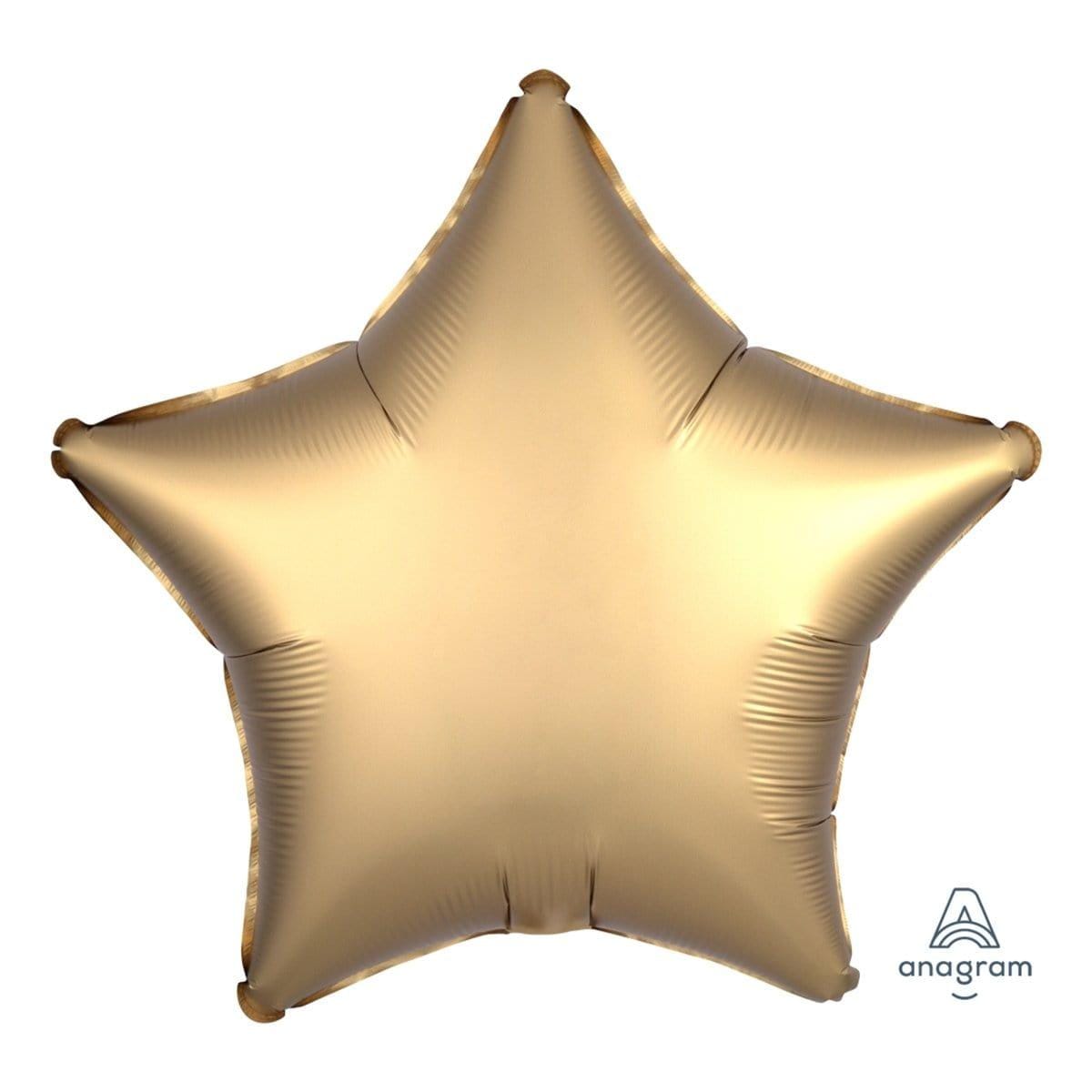 Buy Balloons Gold Star Shape Foil Balloon, 18 Inches sold at Party Expert