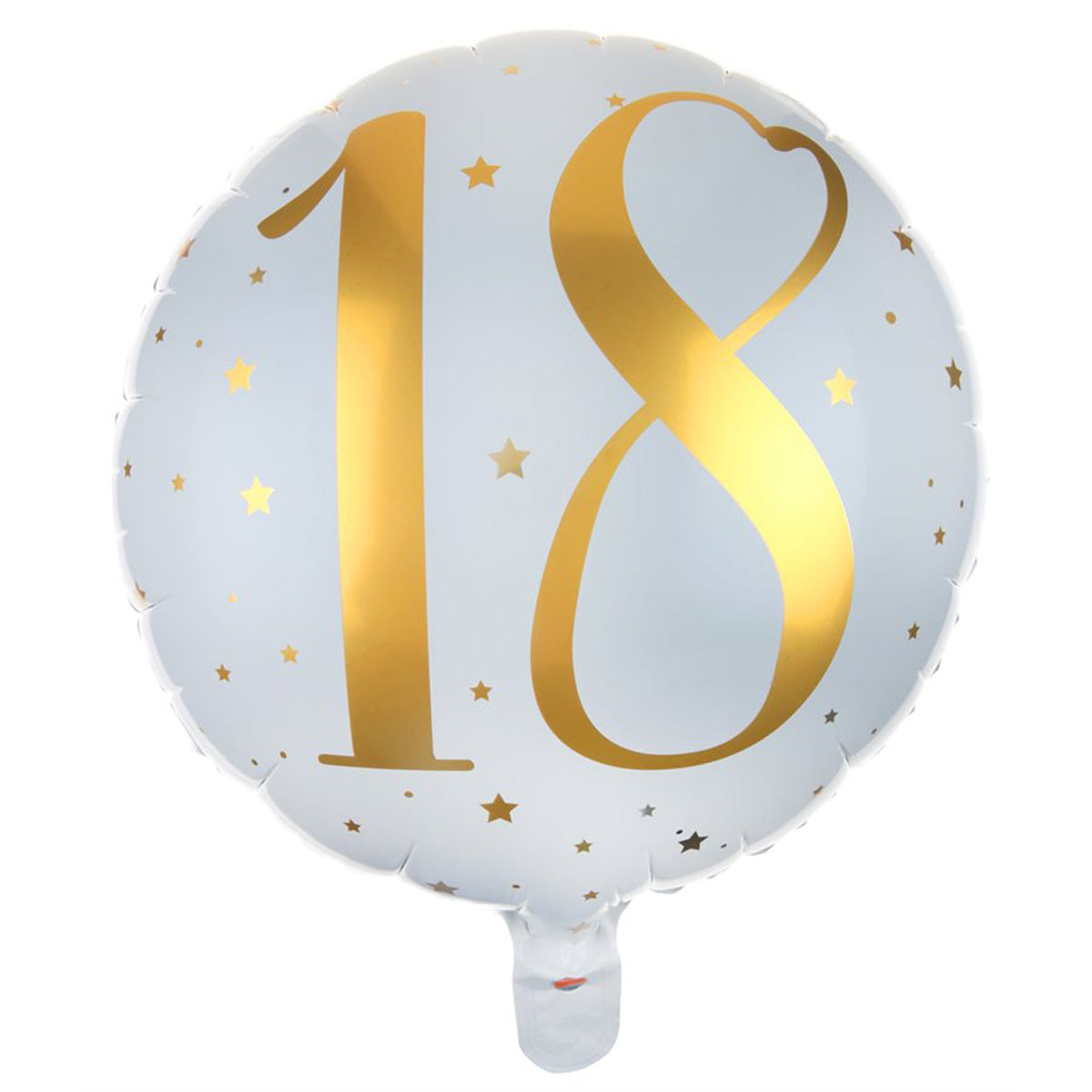 LE GROUPE BLC INTL INC Balloons Gold Trendy Age 18th Birthday Foil Balloon, 18 Inches, 1 Count