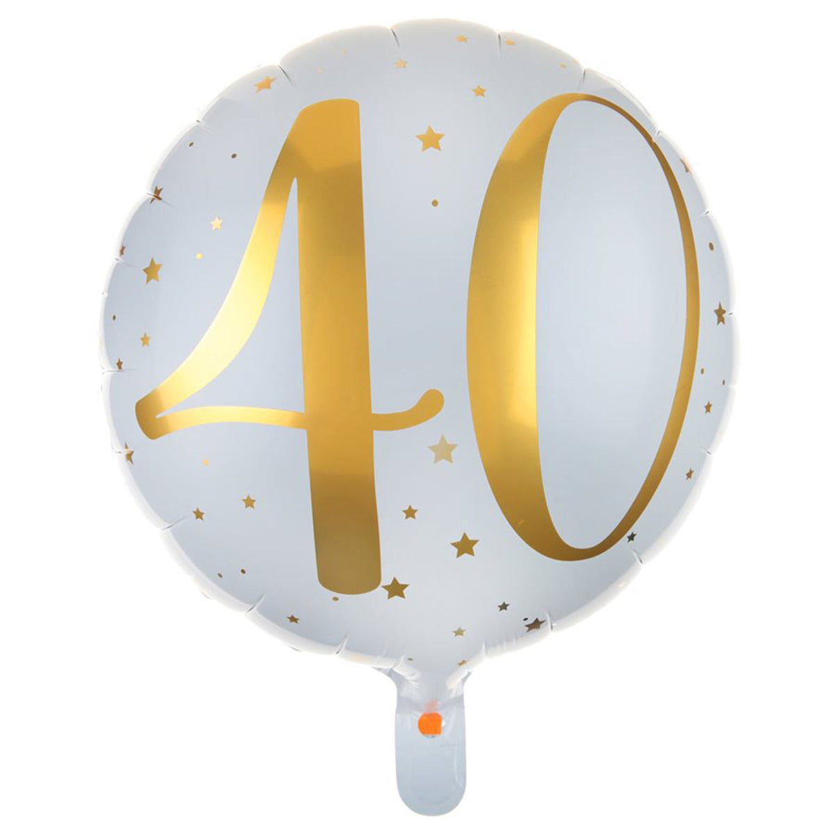 LE GROUPE BLC INTL INC Balloons Gold Trendy Age 40th Birthday Foil Balloon, 18 Inches, 1 Count 3660380045045