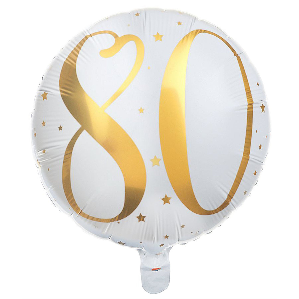 LE GROUPE BLC INTL INC Balloons Gold Trendy Age 80th Birthday Foil Balloon, 18 Inches, 1 Count 3660380067825