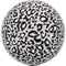 LE GROUPE BLC INTL INC Balloons Grey Leopard Print Orbz Balloon, 15 in