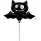 LE GROUPE BLC INTL INC Balloons Halloween Black Bat Air-Filled Foil Balloon, 14 Inches 026635272698