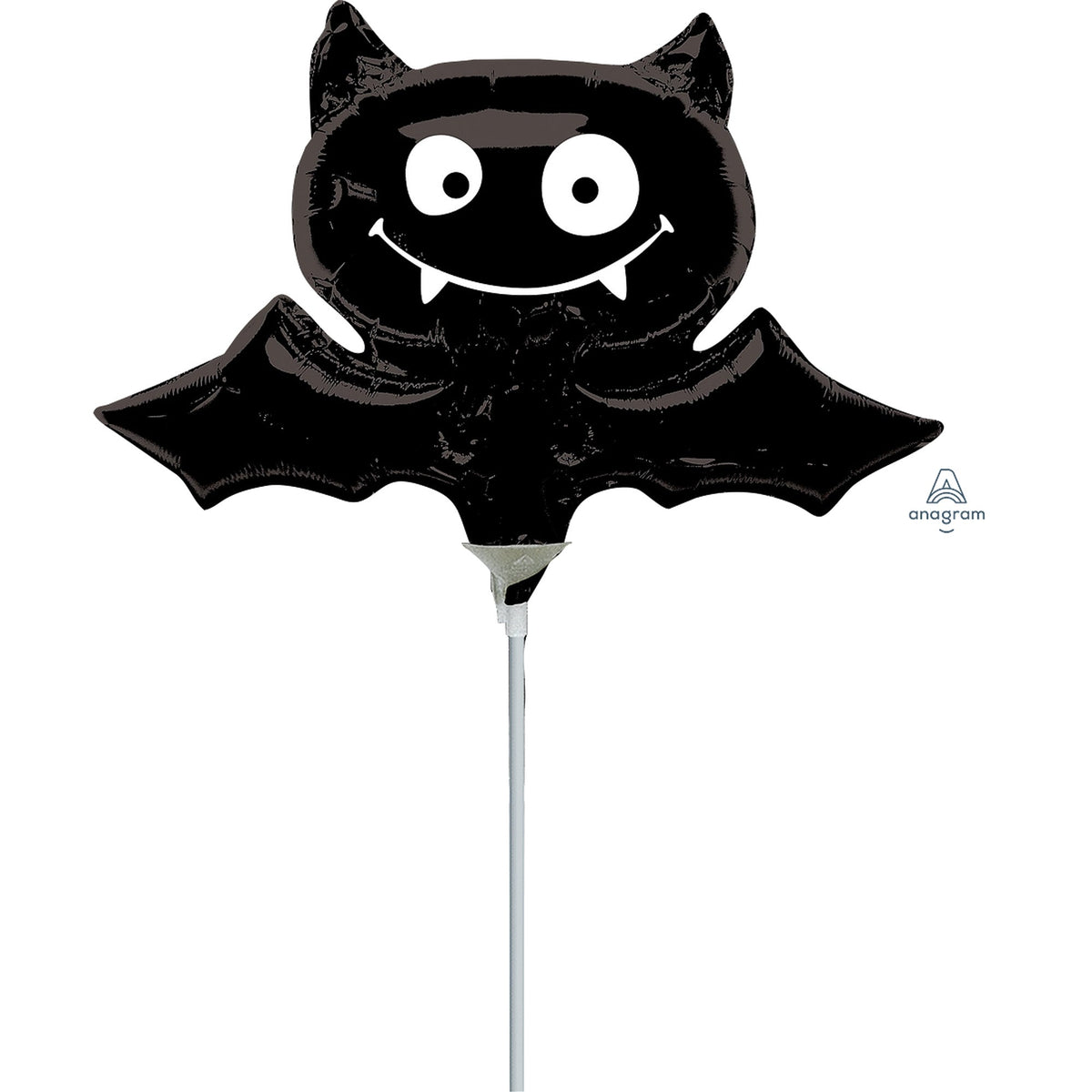 LE GROUPE BLC INTL INC Balloons Halloween Black Bat Air-Filled Foil Balloon, 14 Inches 026635272698