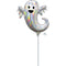 LE GROUPE BLC INTL INC Balloons Halloween Iridescent Ghost Air-Filled Foil Balloon, 14 Inches 026635399982