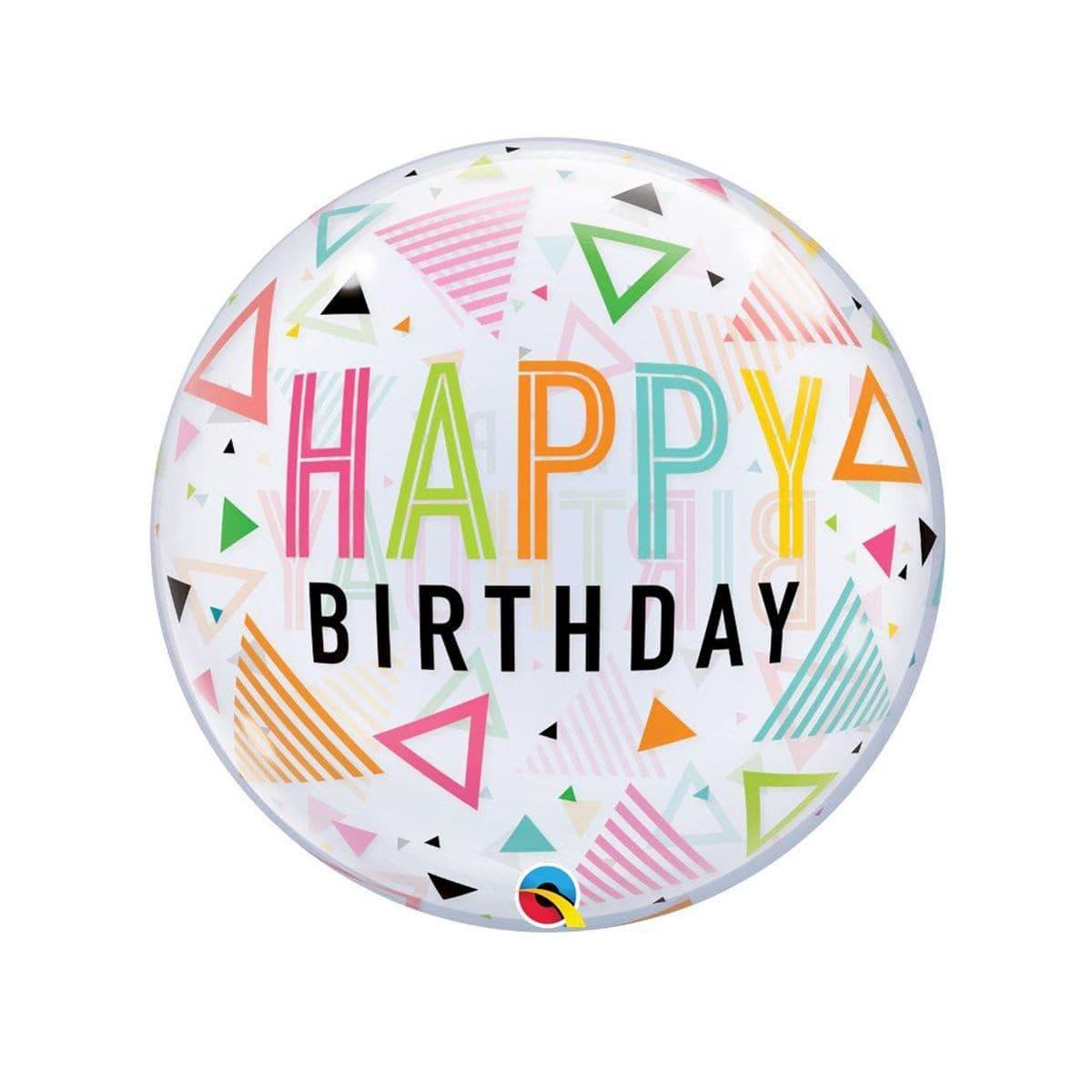 Buy Balloons Happy Birthday Bubble Balloon sold at Party Expert