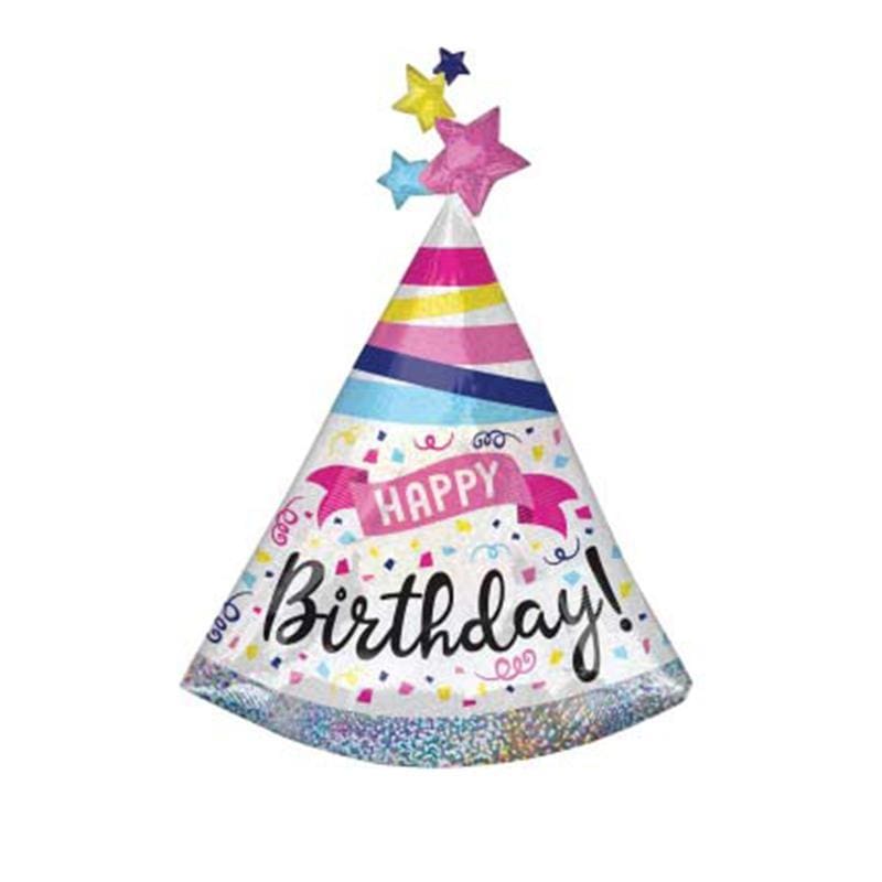 Buy Balloons Happy Birthday Hat Supershape Balloon sold at Party Expert