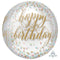 Buy Balloons Happy Birthday Pastel Orbz Balloon sold at Party Expert