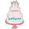Buy Balloons Happy Cake Day Supershape Balloon sold at Party Expert