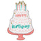 Buy Balloons Happy Cake Day Supershape Balloon sold at Party Expert