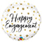 Buy Balloons Happy Engagement Foil Balloon, 18 Inches sold at Party Expert
