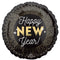 LE GROUPE BLC INTL INC Balloons Happy New Year! Midgnight Glam Round Foil Balloon, 18 Inches, 1 Count 026635449106