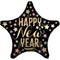 Buy Balloons Happy New Year Star Shape Foil Balloon, 18 Inches sold at Party Expert