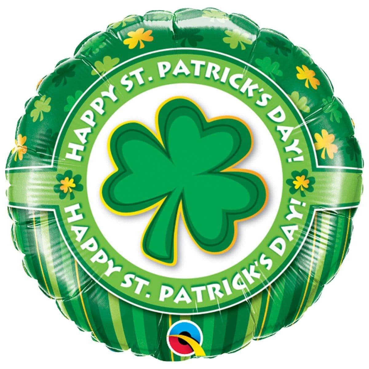 Buy Balloons Happy St-Patricks Day Foil Balloon, 18 Inches sold at Party Expert