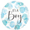 LE GROUPE BLC INTL INC Balloons It's a Boy Round Foil Balloon, Baby Boy Watercolor, 18 Inches, 1 Count