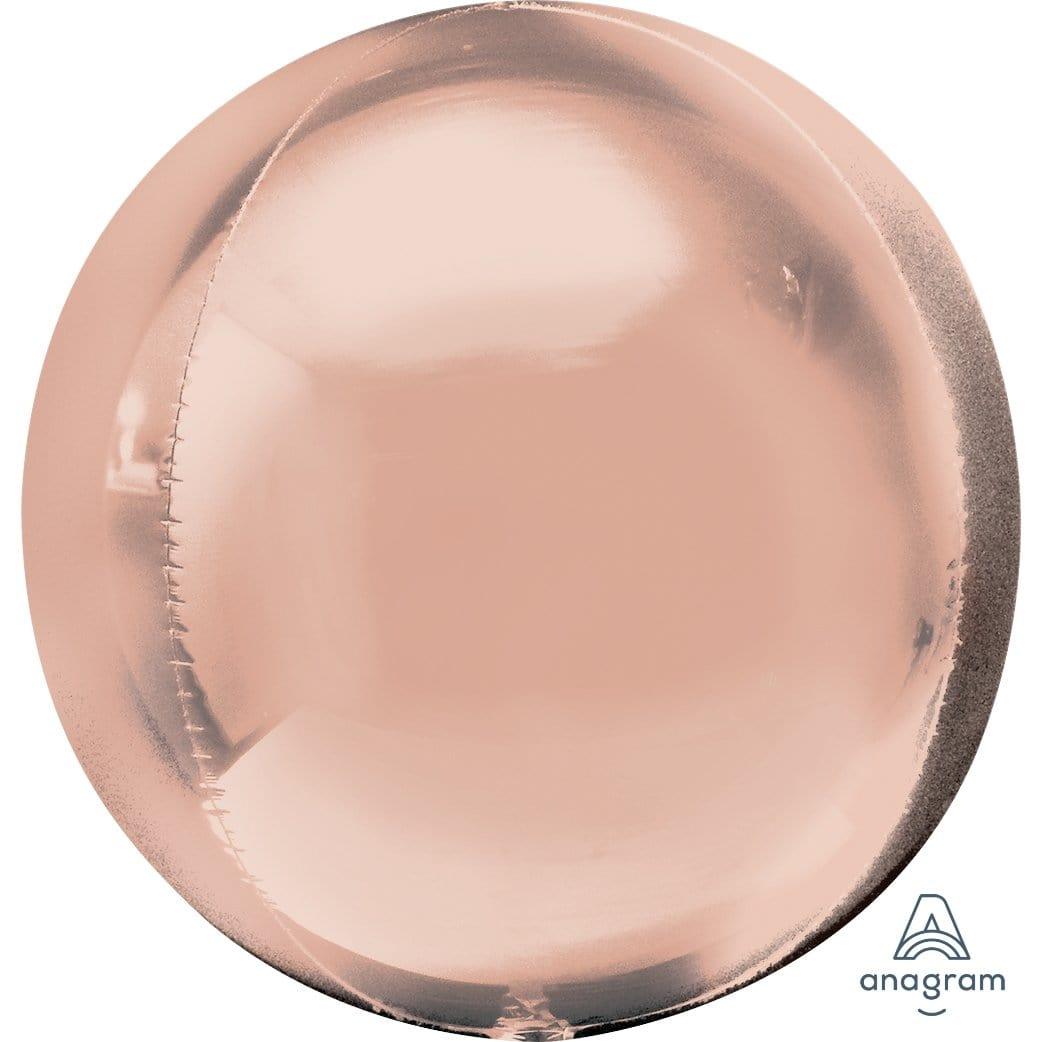 Buy Balloons Jumbo Rose Gold Orbz Balloon sold at Party Expert