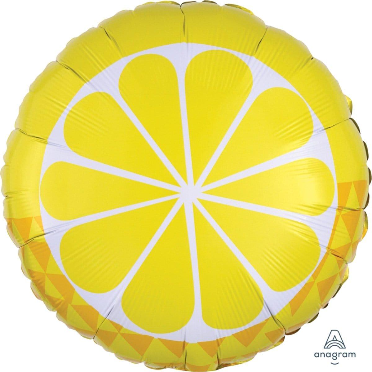Buy Balloons Lemon Foil Balloon, 18 Inches sold at Party Expert