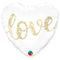 Buy Balloons Love Foil Balloon, 18 Inches sold at Party Expert