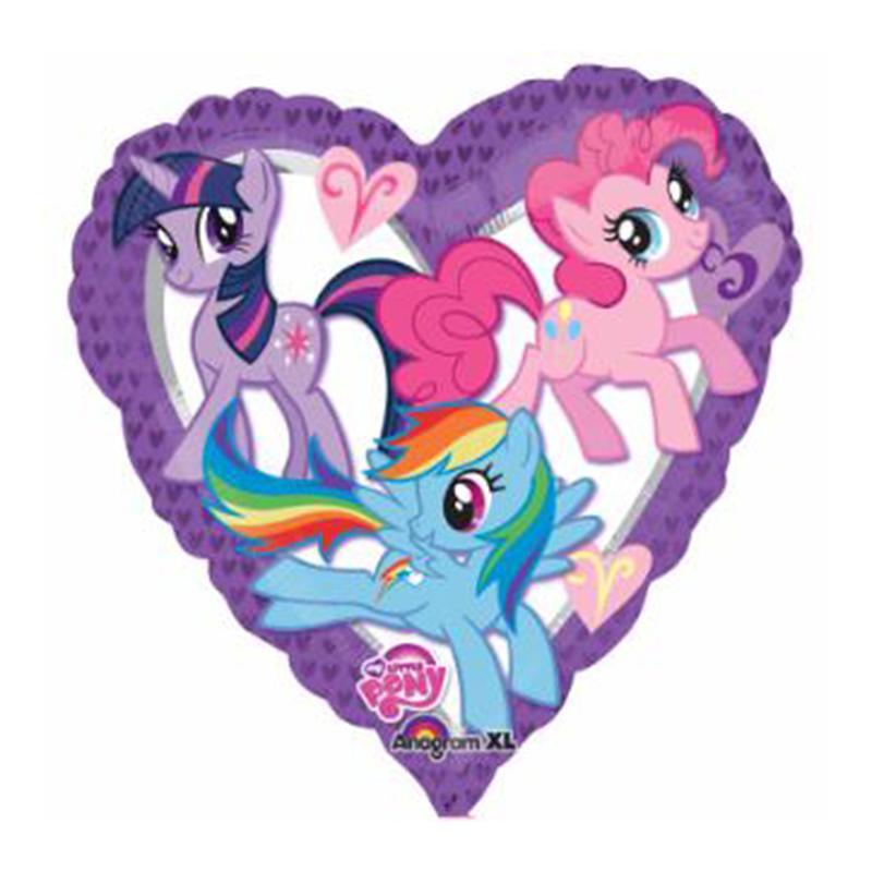 Buy Balloons My Little Pony Heart Foil Balloon, 18 Inches sold at Party Expert