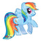 Buy Balloons My Little Pony Rainbow Dash Supershape Balloon sold at Party Expert