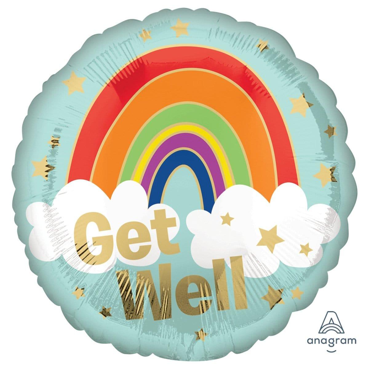 Buy Balloons Mylar 18 in. - Get Well sold at Party Expert