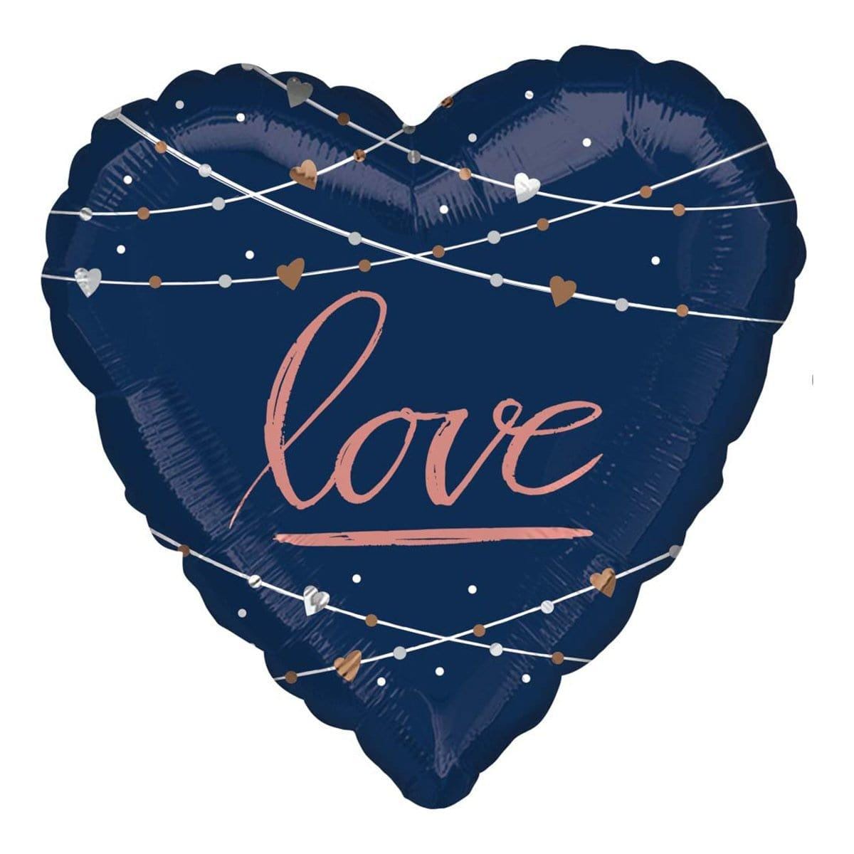 Buy Balloons Navy Love Supershape Balloon sold at Party Expert