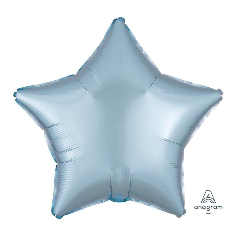 Buy Balloons Pastel Blue Star Shape Foil Balloon, 18 Inches sold at Party Expert
