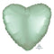 Buy Balloons Pastel Green Heart Shape Foil Balloon, 18 Inches sold at Party Expert