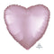 Buy Balloons Pastel Pink Heart Shape Foil Balloon, 18 Inches sold at Party Expert