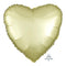 Buy Balloons Pastel Yellow Heart Shape Foil Balloon, 18 Inches sold at Party Expert