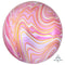 Buy Balloons Pink Marble Orbz Balloon sold at Party Expert
