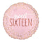 Buy Balloons Pink Sweet Sixteen Foil Balloon, 18 Inches sold at Party Expert