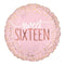 Buy Balloons Pink Sweet Sixteen Foil Balloon, 18 Inches sold at Party Expert