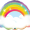 Buy Balloons Rainbow Supershape Balloon sold at Party Expert
