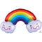 Buy Balloons Rainbow with Smiling Clouds Supershape Balloon sold at Party Expert