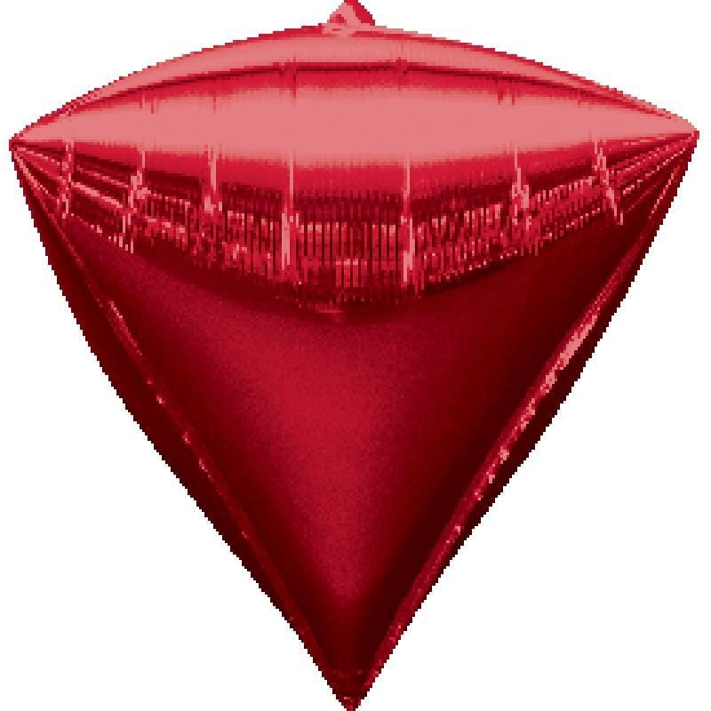 Buy Balloons Red Diamondz Balloon, 16 Inches sold at Party Expert