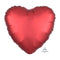 Buy Balloons Red Heart Shape Foil Balloon, 18 Inches sold at Party Expert