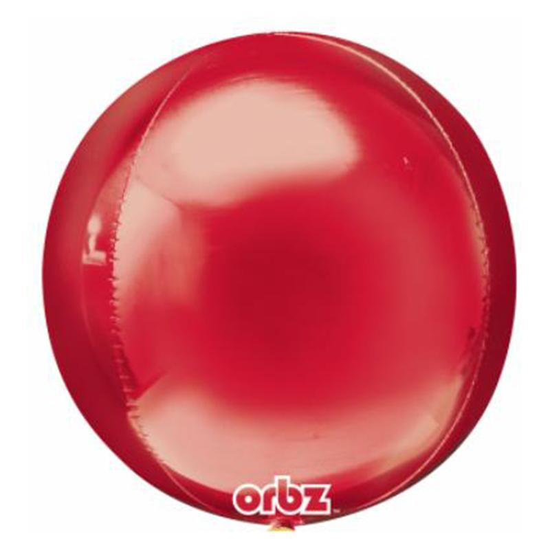 Buy Balloons Red Orbz Balloon, 16 Inches sold at Party Expert