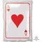 LE GROUPE BLC INTL INC Balloons Roll the Dice King and Ace Foil Balloon, 18 Inches, 1 Count
