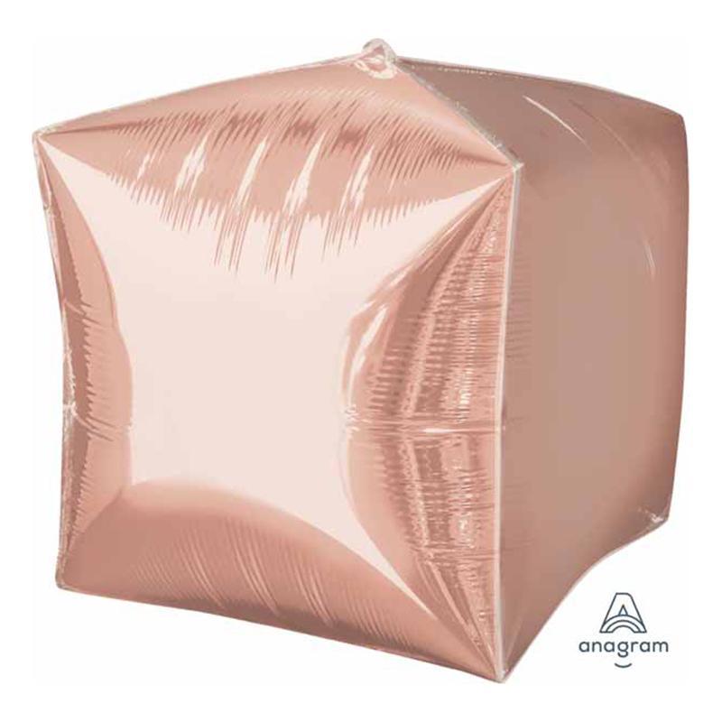 Buy Balloons Rose Gold Cubez Balloon sold at Party Expert