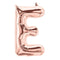 Buy Balloons Rose Gold Letter E Foil Balloon, 34 Inches sold at Party Expert