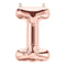 Buy Balloons Rose Gold Letter I Foil Balloon, 34 Inches sold at Party Expert