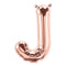 Buy Balloons Rose Gold Letter J Foil Balloon, 34 Inches sold at Party Expert