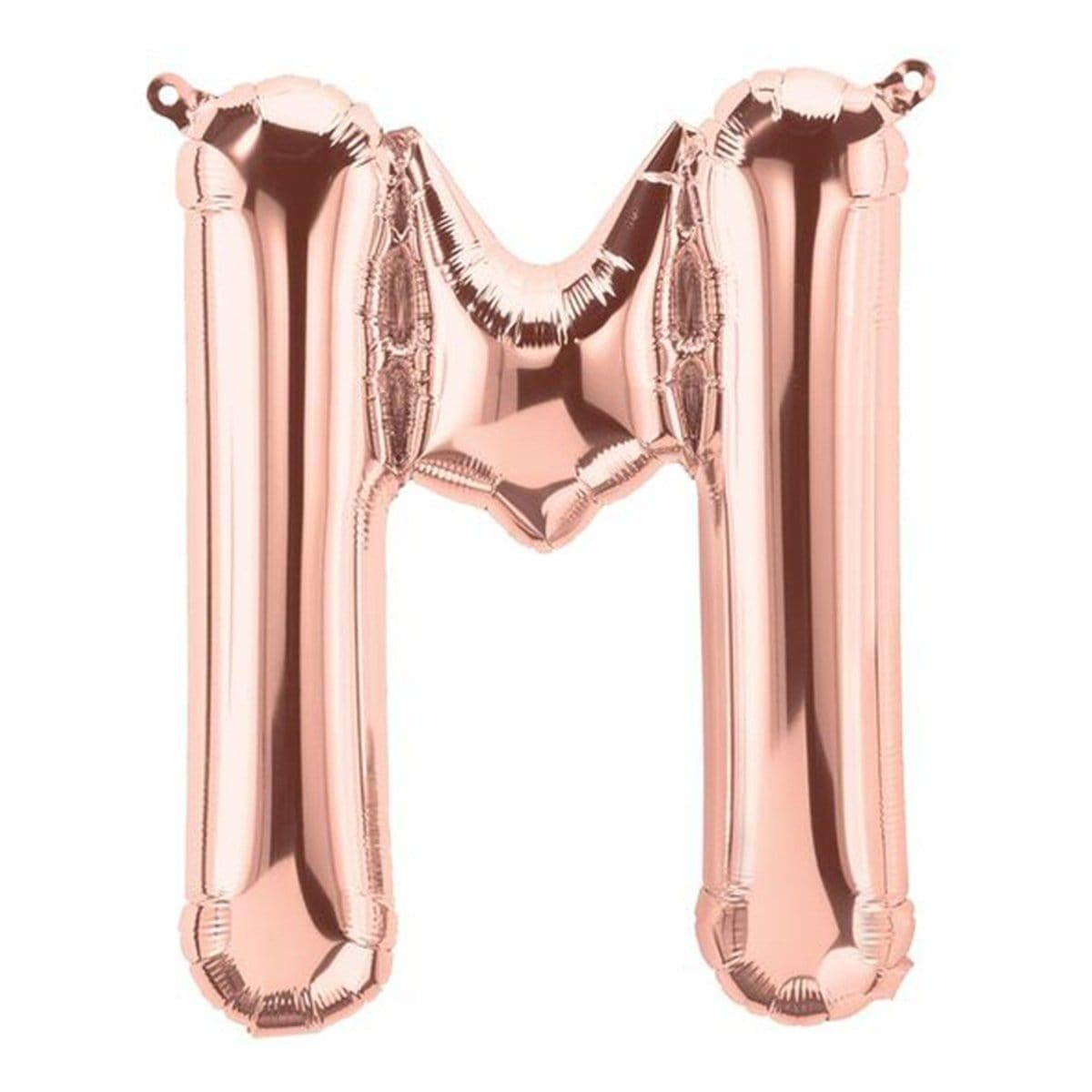 Buy Balloons Rose Gold Letter M Foil Balloon, 16 Inches sold at Party Expert