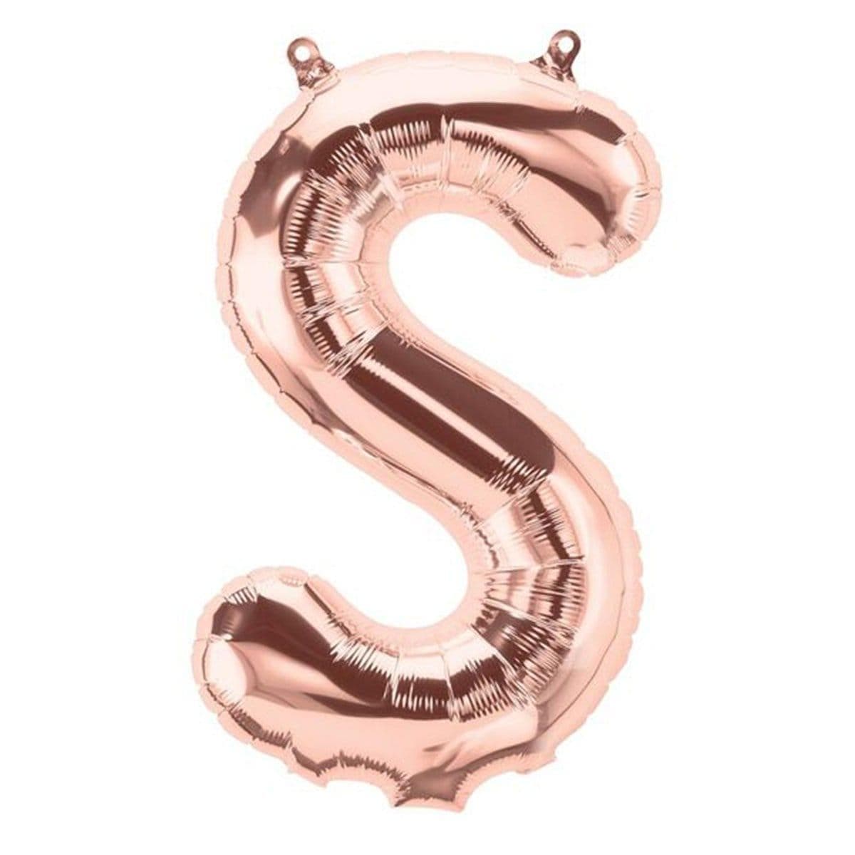 Buy Balloons Rose Gold Letter S Foil Balloon, 16 Inches sold at Party Expert